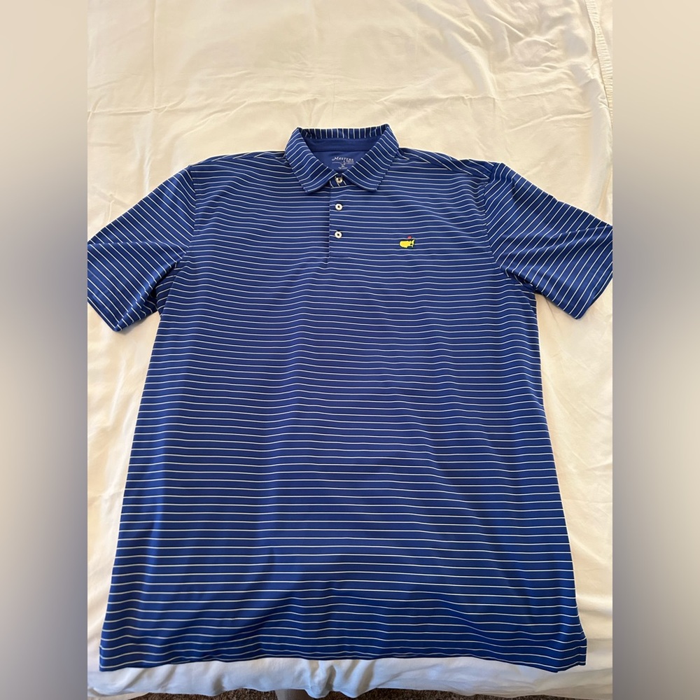 Masters Polo. Blue stripe.